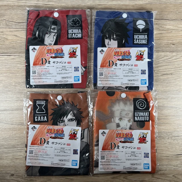 Set De Sacoches Naruto Ichiban Kuji - 6 Types Différents, Neuf, Collector Japon