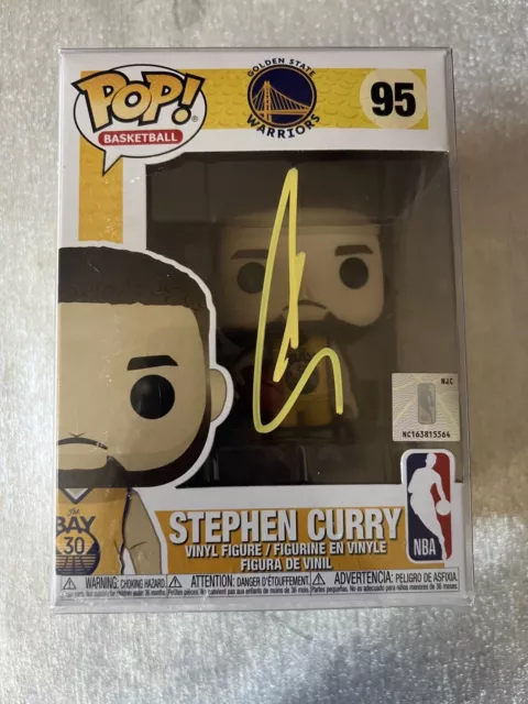 Stephen Curry Signed Autographed Funko Pop #95 Golden State Warriors W/COA