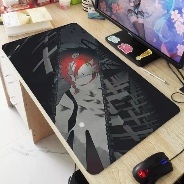 chainsaw man makima Anime Desk Mouse Pad Mat Large Keyboard Mat 40X70cm T04