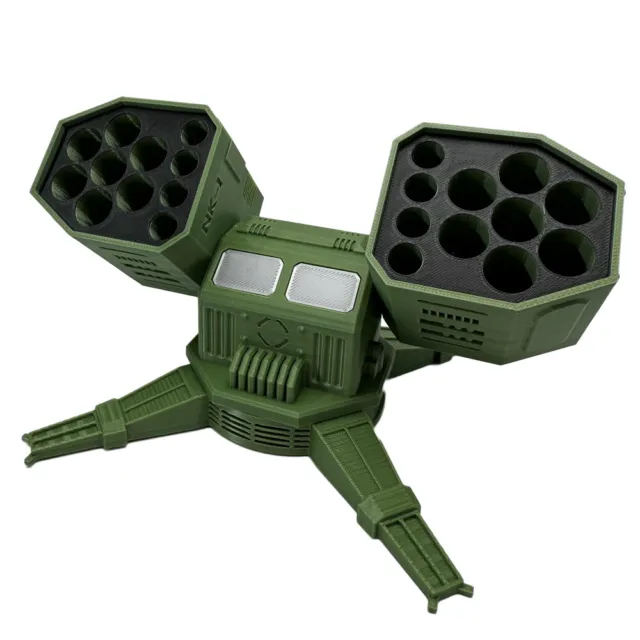 New anti-aircraft missile shape Multi Slots AA+AAA Batteries Container Case