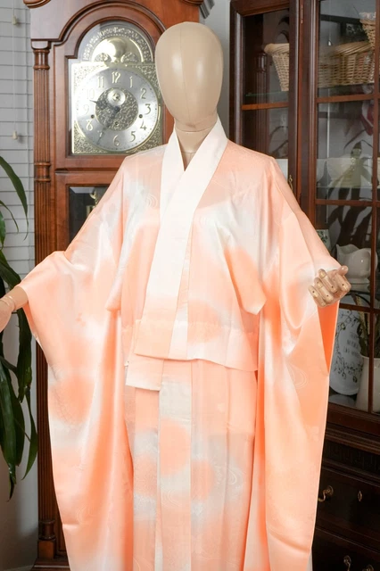 Dear Vanilla Japanese Juban Undergown Women's Kimono Genuine Vintage Mint 2