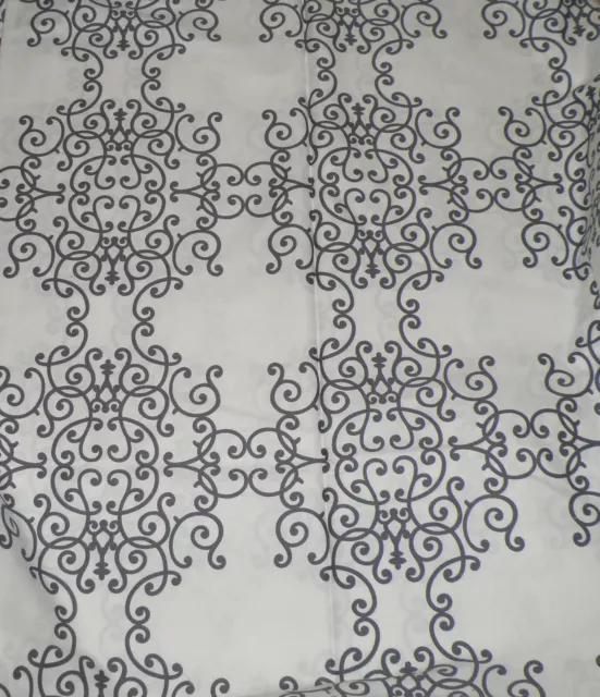 Robert Allen Soft Scrolls Drapery/Upholstery Fabric & Coord Gray Woven Fabric