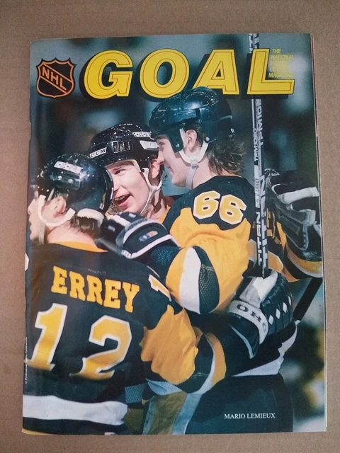 MARIO LEMIEUX Pittsburgh PENGUINS NHL HOCKEY GOAL Magazine, November 23, 1988 MARIO LEMIEUX Pittsburgh PENGUINS NHL HOCKEY GOAL Magazine, November 23, 1988