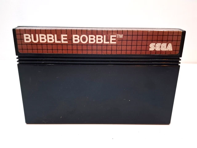 Jeu Bubble Bobble Original - Sega Master System, 1991, Avec Boîte, état Correct, Rétro