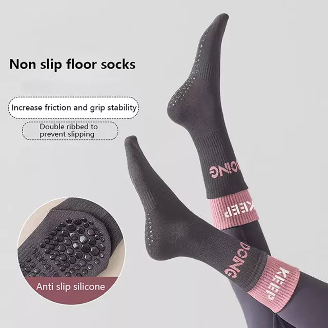 Yoga Socks Anti-slip Sports Socks Pilates Socks Dance Fitness Training Socks