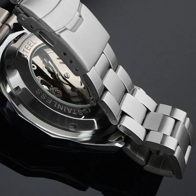 Montre mecanisme apparent homme online pas cher