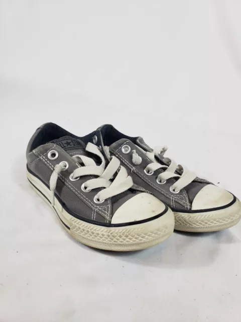 Converse All Star Chuck Taylor Youth Kids Size 13 Shoes Gray Low Sneakers.