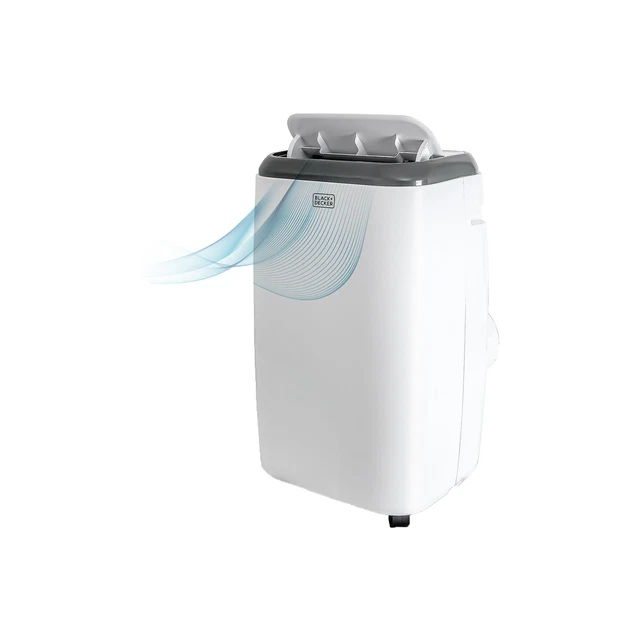 blackdecker BPP08WTB Portable Air Conditioner with Remote Control, White