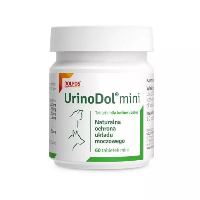 DOLFOS UrinoDol mini comprimés pour chiens pour le système urinaire 60 pcs.