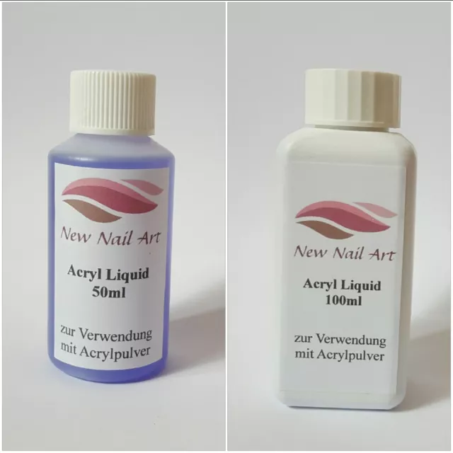 Acryl Liquid 50ml-1000ml Flüssigkeit für Acrylmodellage Maniküre Nageldesign