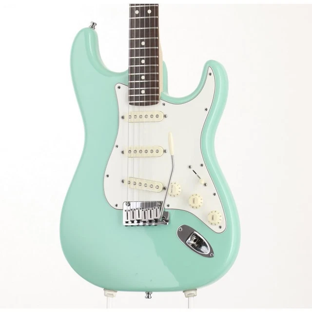 FENDER USA Jeff Beck Stratocaster Noiseless Pickups Surf Green Electric Guitar