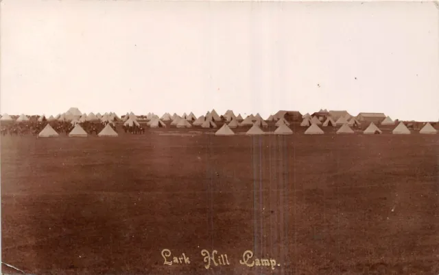 Postcard  Military    Salisbury  Plain  Lark  Hill  Camp