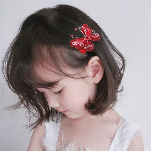 4pcs Butterfly Hair Clips Lovely Daily Wear Butterfly Design Hair Accessories