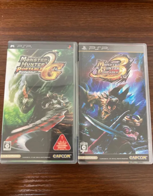 Sony Playstation Portable "Monster Hunter Portable 2nd & 3rd" Set PSP software