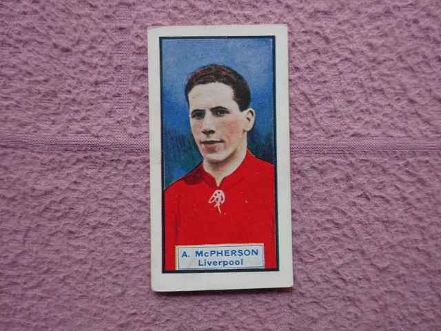 DC THOMSON - FUSSBALLER / MOTORAUTOS #A McPHERSON LIVERPOOL / BUICK GD/SEHR GUTER ZUSTAND