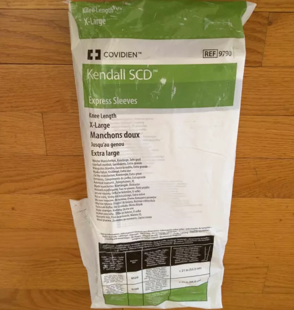 Kendall 700 Express Scd Compression Leg Garments Sleeves Knee Length Xlarge 9790
