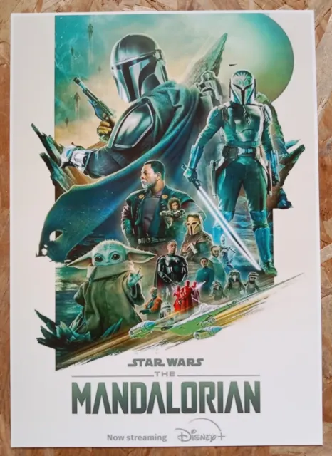 Affiche / Poster Star Wars : The Mandalorian  -  29,7 x 42 cm - neuve