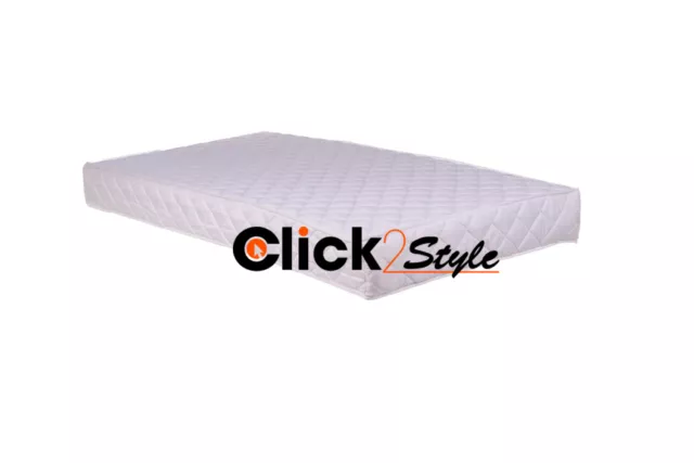 COT BED MATTRESS BREATHABLE FOAM MATTRESS COT BED Size 120cm x 60cm x 10cm