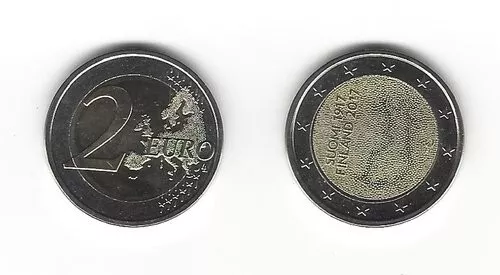 2 Euro Gedenkmünze 2017 aus Finnland, 100 Jahre Unabhänigkeit, bankfrisch, bfr