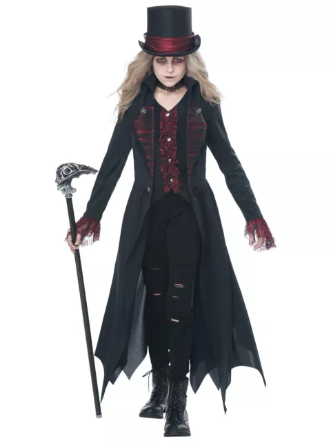 Gothic Vampiress Vampire Twilight Dracula Medieval Halloween Girls Costume M