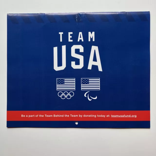 OLYMPIC TEAM USA Unity in Diversity Paralympic 16 Month 2024 Wall