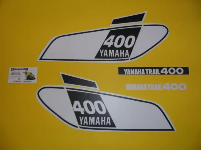 Dt 400  Yamaha  Annee 1975  Sickers Reservoir  /Decal Set For Fuel Tank