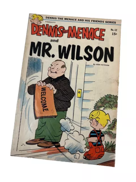 Dennis The Menace & Mr. Wilson #12 Fawcett Dtm & His Friends Series Ketcham 1971