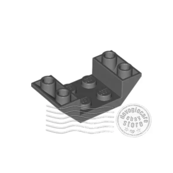 1x LEGO 4871, Slope Inverted 45 4x2 Dark Gray | 487127 4113237