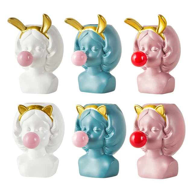 Chic 3D Cartoon Blumentopf Home Desktop Dekoration Indoor Sukkulenten Pflanzer