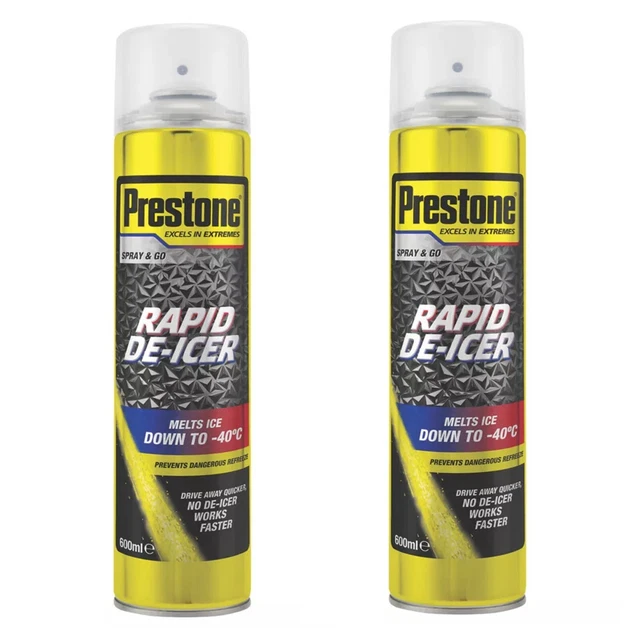 PRESTONE AUTO RAPID DEICER SPRAY SCHMILZT WINDSCHUTZSCHEIBE EIS