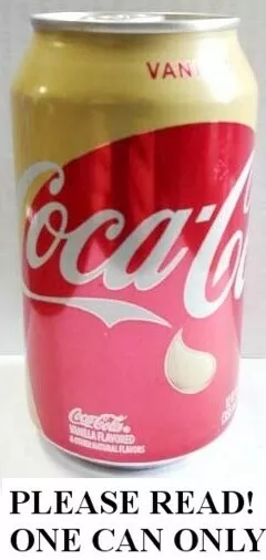 Coca-Cola Vanille USA 2019 Neu Volle 355ml Kann American Coke Limitierte Auflage