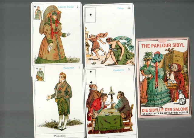 CARTES/LA SIBYLLE DES Salons/Tarot Divinatoire/Livret Explicatif/1987