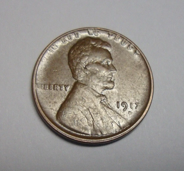 Beautiful 1917-D Denver Mint Copper Lincoln Wheat Cent #206