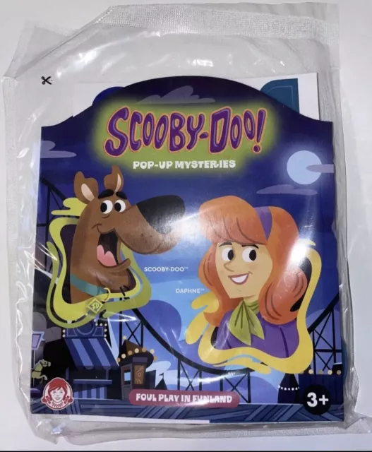 WENDYS SCOOBYDOO POP Up Mysteries Foul Play In Funland Kid Meal Toy