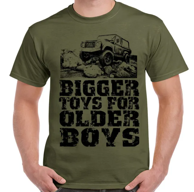 4x4 T-Shirt Bigger Toys for Older Boys! Off Road 4x4 90 110 SVX Mens