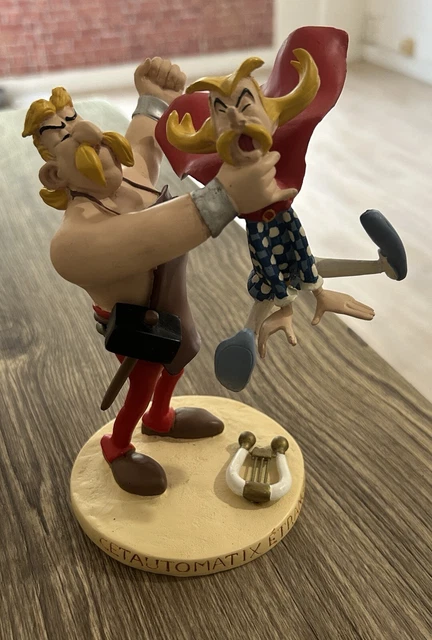 Figurine Atlas - Tapis Volant Du Village Astérix - Résine, Boîte D'origine, Plastoy