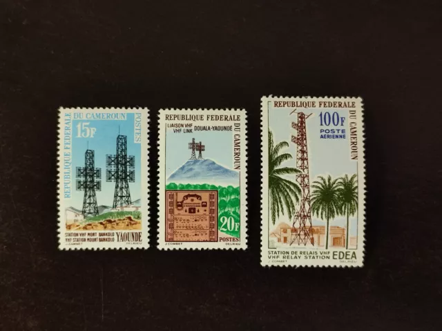 AL40/ Kamerun - Cameroun - 1963 - Mi 388 / 390 | Yv 367 / 368 PA 58 - MNH