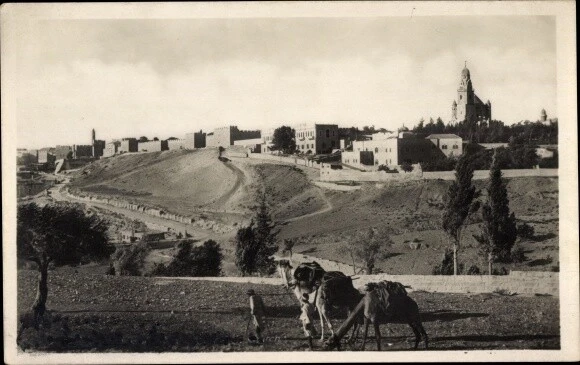 Ak Jerusalem Israel, Sionsberg und Sionskirche - 3716665