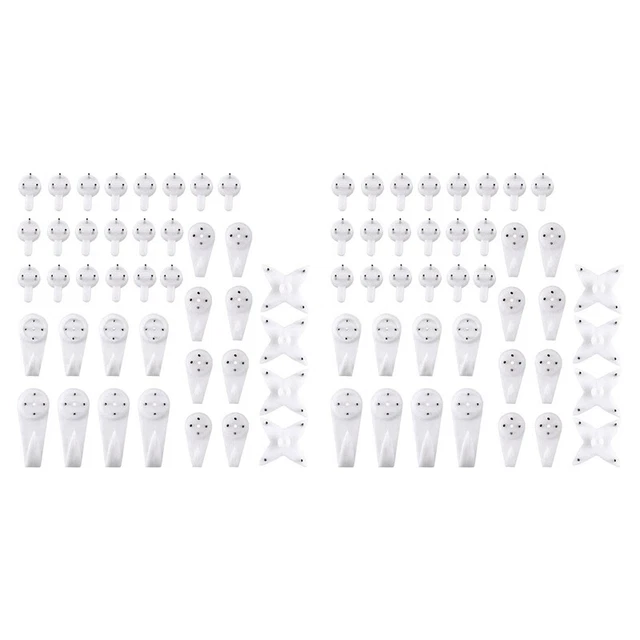 80 pezzi viti per unghie invisibili parete immagini HäNger senza tracce FoA1D5