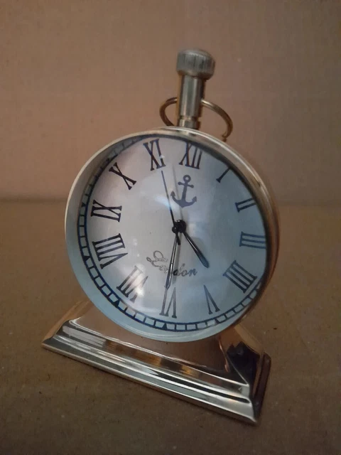 Montre de bureau de Table trophée en laiton faite à la main, horloge de...