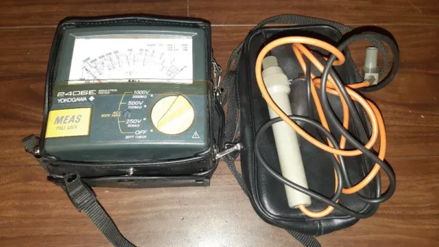 YOKOGAWA 2406E Insulation resistance tester Megger From Japan