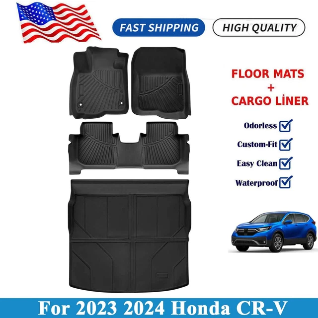 USA TPE RUBBER Floor Mats Liner fits 20232024 Honda CRV All Weather
