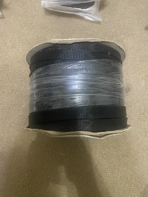 100 Ft 3/4" Braided Expandable Flex Sleeve Wiring Harness Loom Flexable Wire