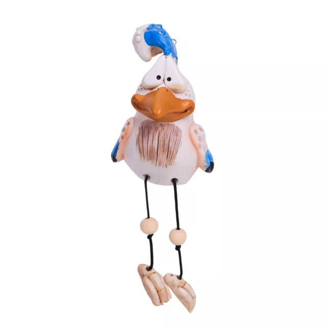 Harz Garten Huhn Statue Kunst Bauernhof Stumme Hühnerskulptur Ornament (blau)