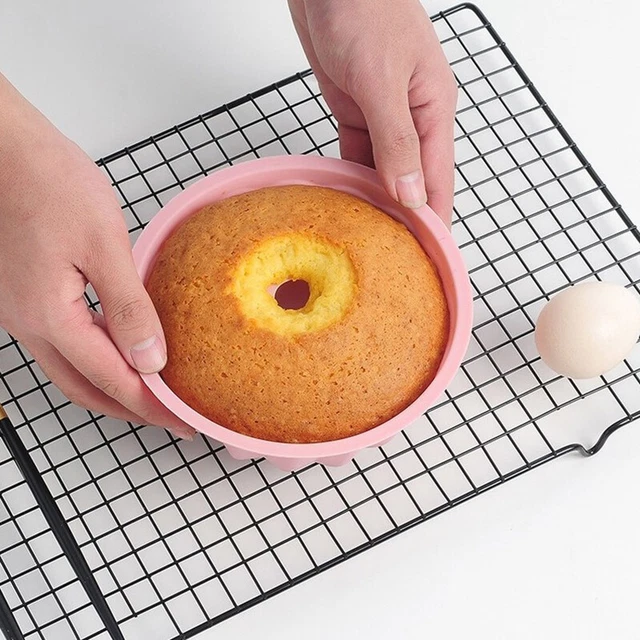 6 Inches Spiral Pattern Silicone Mold Bread Cake Making Baking Tray TooRF