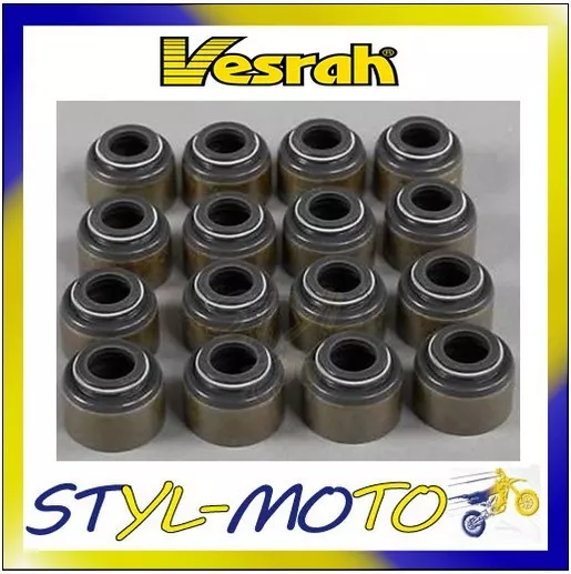 Set 4 Sellos de Aceite Tallos Válvulas Vesrah Yamaha XVS400 Drag Star DS4 2016