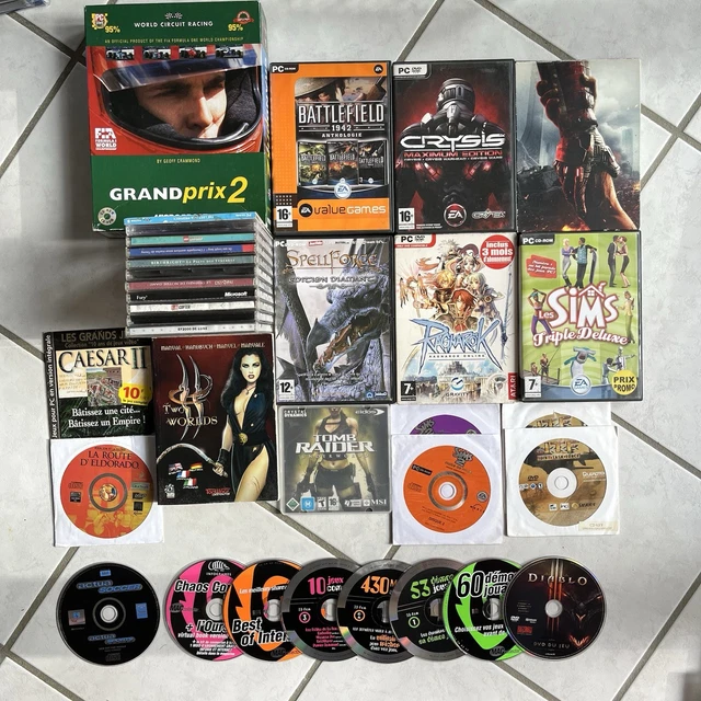 Gros lot de jeux ordinateur pc - Ordinateurs