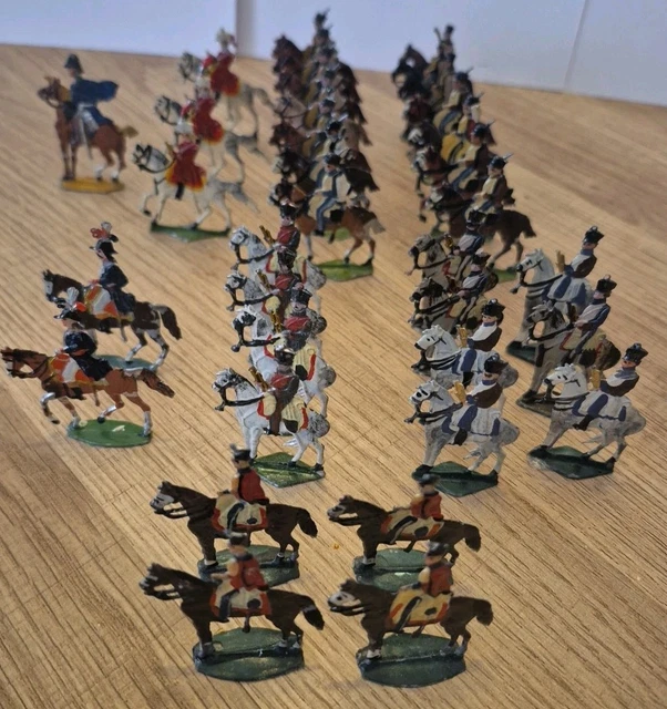 Officier Mamelucks à Cheval 1809 Sculpture Étain Signé Garde Impérial Napoléon