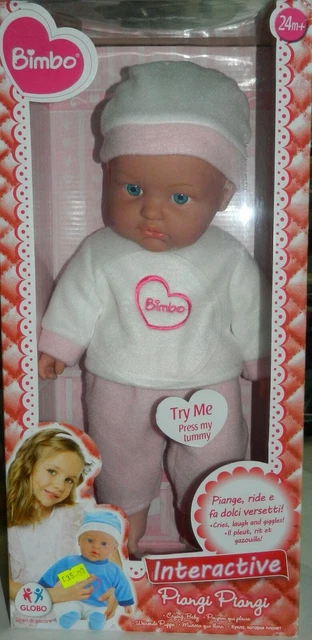 BAMBOLOTTO INTERATTIVO PIANGE, ride e fa dolci versetti! morido