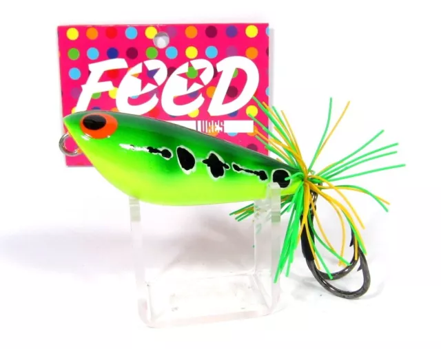 Feed Lures Skip 28 Hand Made Wood Frog Floating Lure 28 grams 8 (3008)